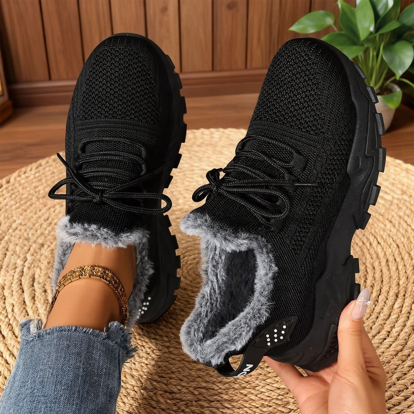 Alina™ - Casual Lightweight Fleece Sneakers