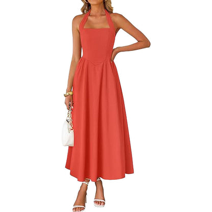 IZA - TIMELESS HALTER DRESS