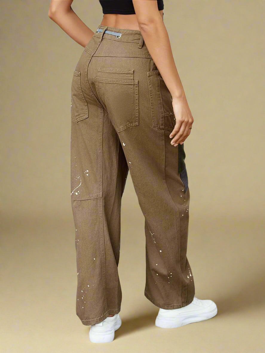 FILOMENA -LOOSE CUT PATCHWORK JEANS