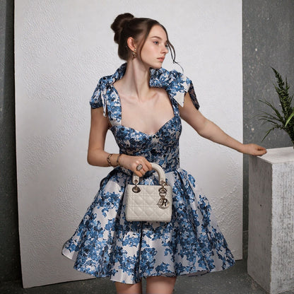 RHODORA - BOTANICAL BEAUTY BOW DRESS