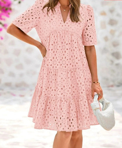 HELFER - CHIC OPEN-BACK MINI DRESS