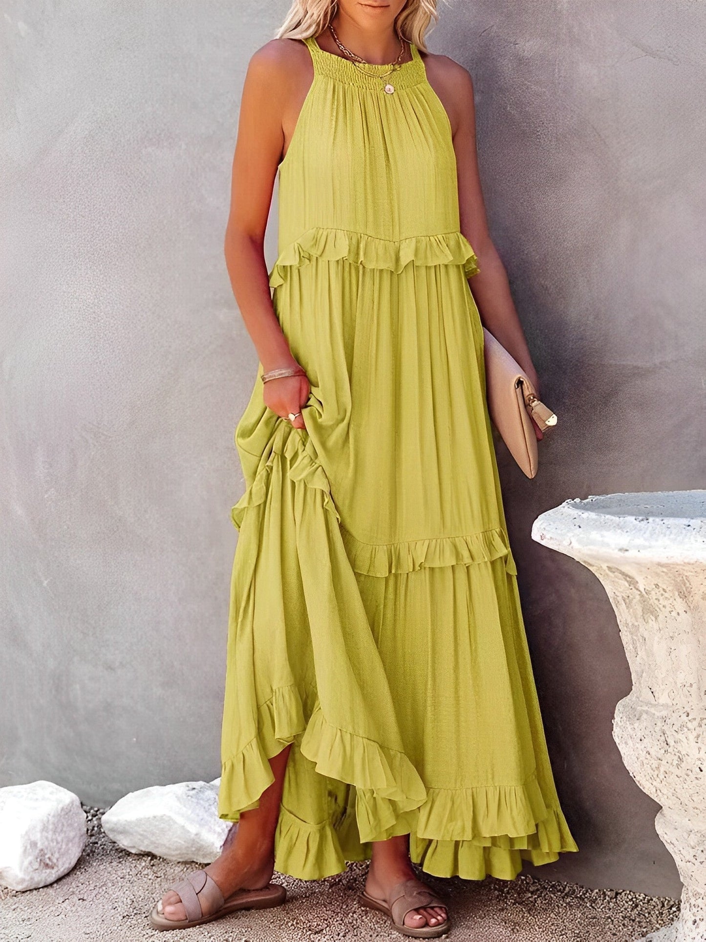 DALEYZA - BOHEMIAN SUMMER DRESS FOR PLUS SIZE