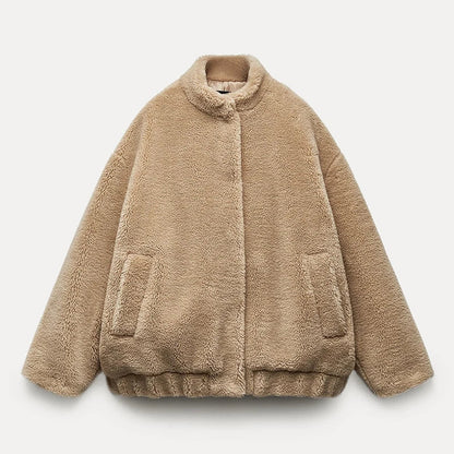 Jenny | Chic Teddy Bear Faux Fur Coat