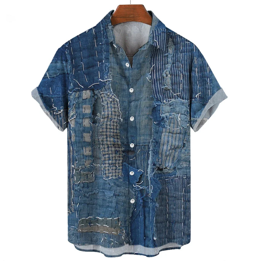 ELGAR - MODERN PATTERN BLOCK POLO
