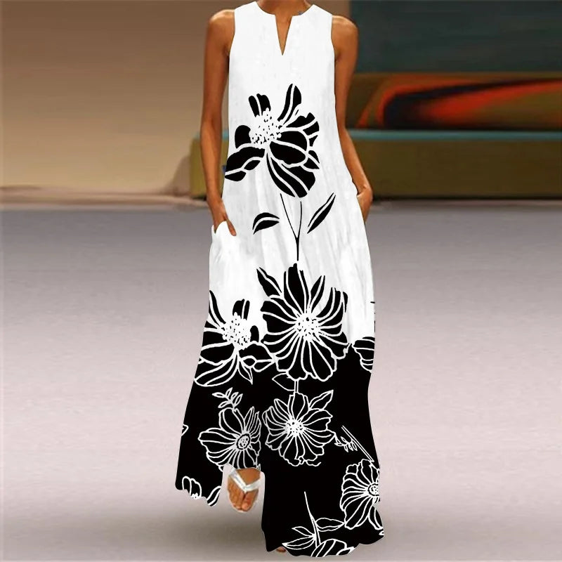 Aurelia™ A-Line Dress with Floral Butterfly Design