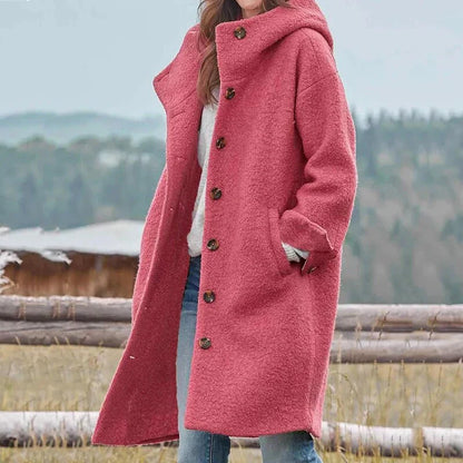 BELINDA - WARM HOODED OVERCOAT