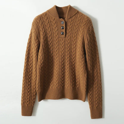 Arden Sweater with Button Front