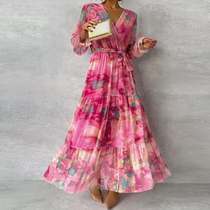 Emily - Elegant Floral Dress