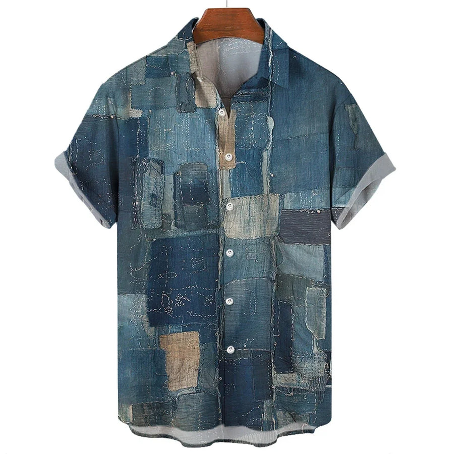 ELGAR - MODERN PATTERN BLOCK POLO