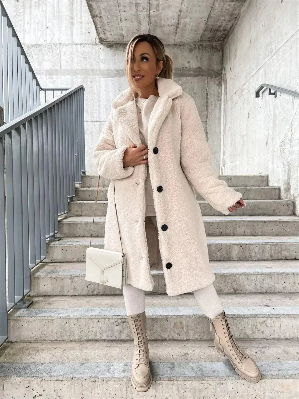 CARALINE - FLEECE FROST COAT