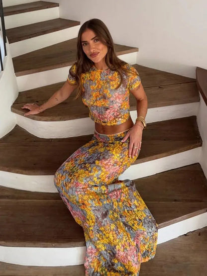 Ophelia - Women's 2-Piece Printed Set