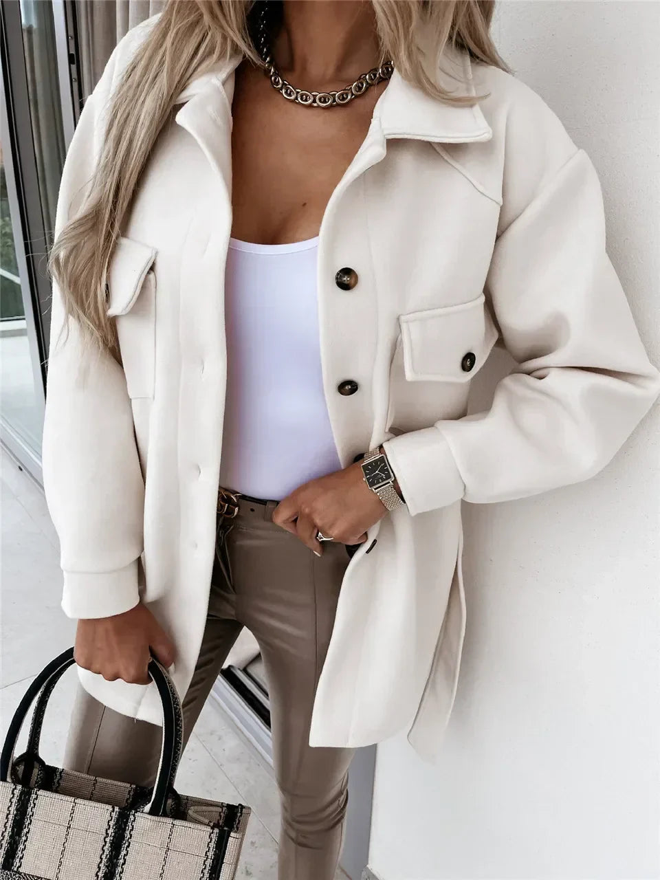 VESKA - REFINED RELAXED-FIT JACKET