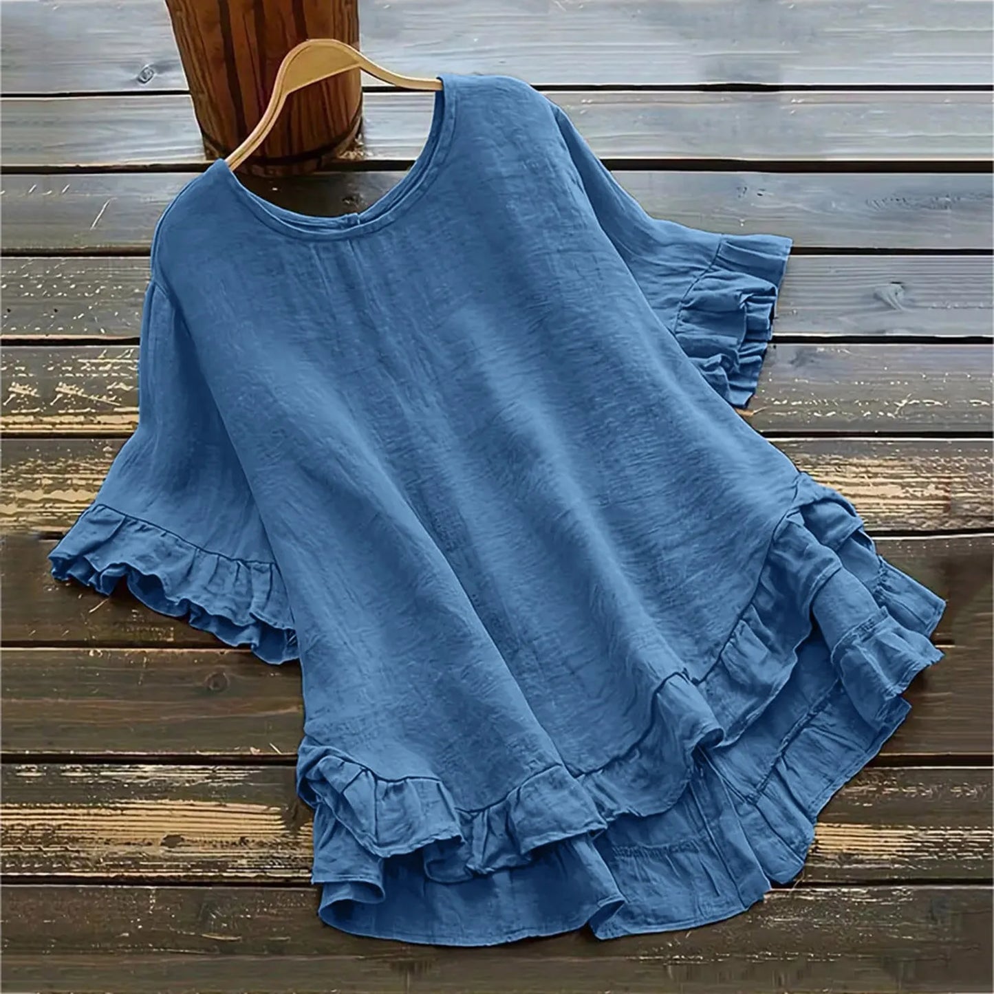 VIVITA - CHIC LINEN BLOUSE
