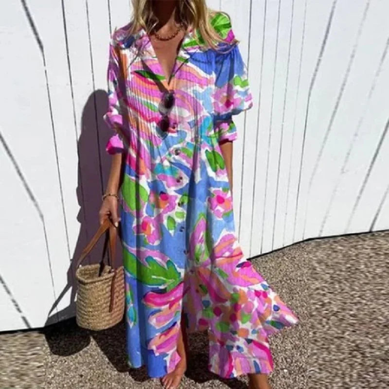 JONAH - COLORBURST BLOOM DRESS