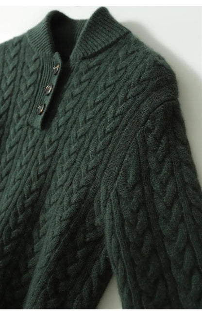 Arden Sweater with Button Front