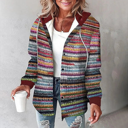 MAGIE - PLAID BUTTON-UP JACKET