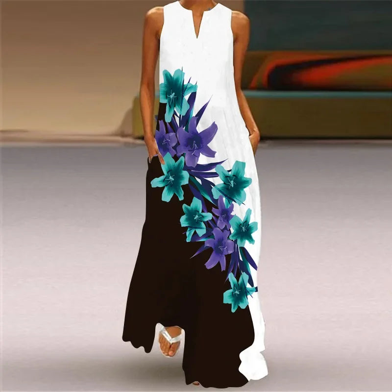 Aurelia™ A-Line Dress with Floral Butterfly Design