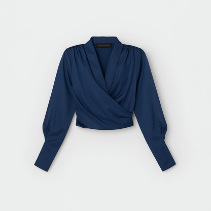 Aria™ - Elegant Puff Sleeved Blouse