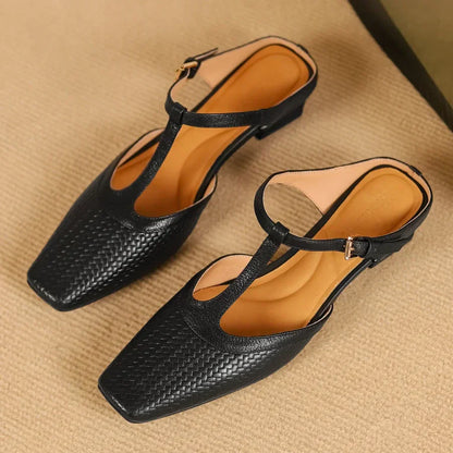 ANN - RENA LEATHER SANDALS