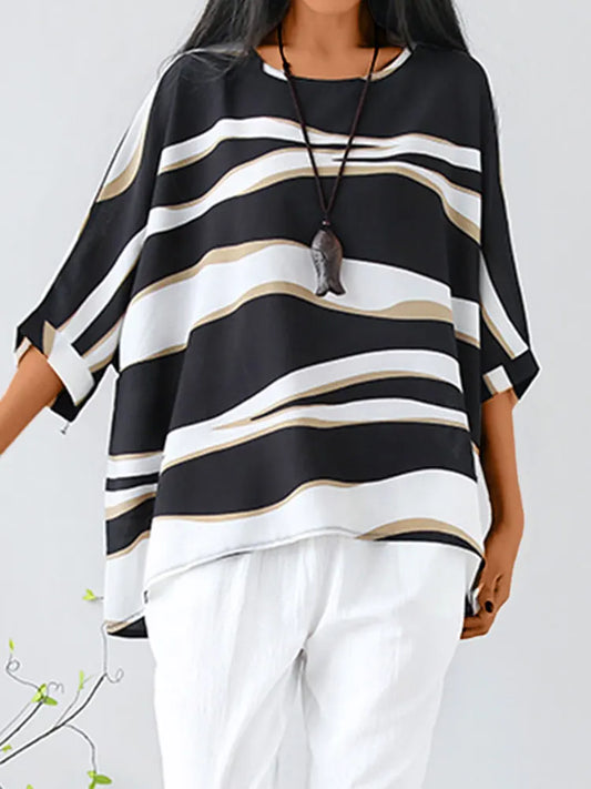 Aria™ - Stylish O Neck Blouse