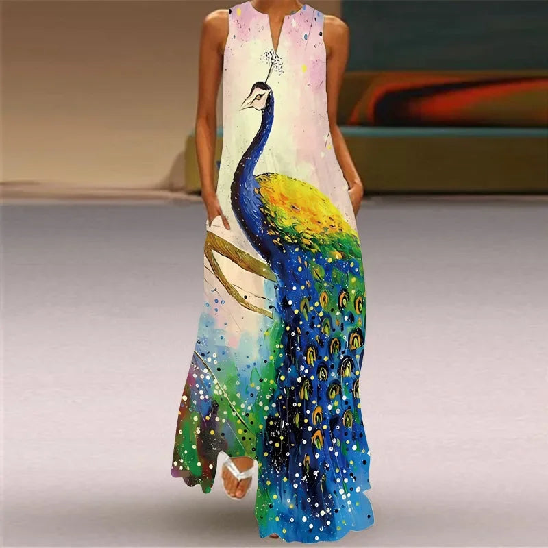TEZZA - WILDFLOWER FLUTTER DRESS