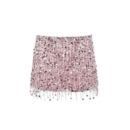 Leilani - Glamorous 2-Piece Beaded Fringe Set