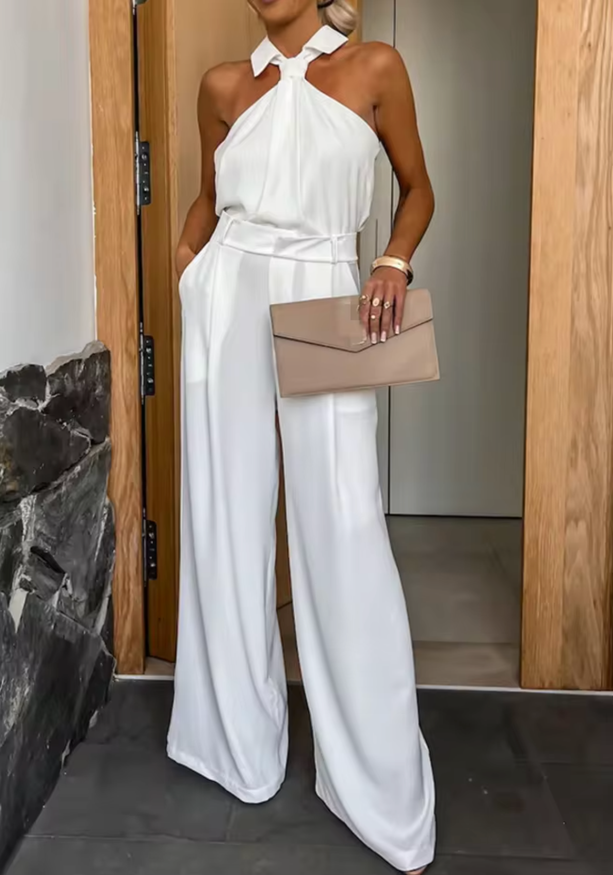 INKA - STYLISH FORMAL SLEEVELESS JUMPSUIT