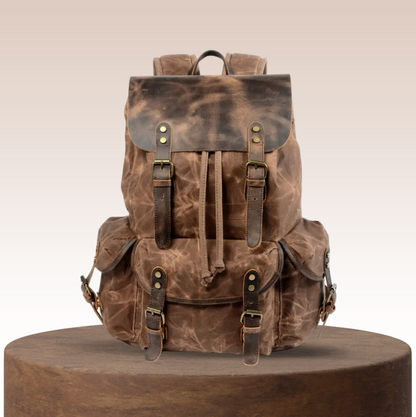 Crosby | Waterproof Retro Canvas Laptop Backpack
