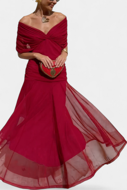 Alondra™ | V-Neck Long Floral Maxi Dress