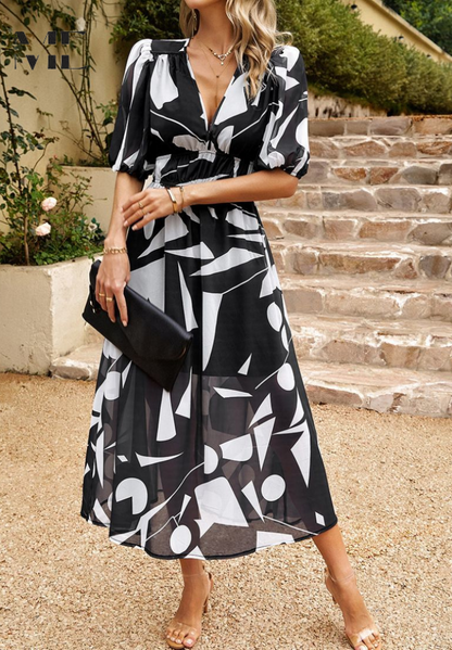 HAYLEY - FLOWER PRINT DRESS