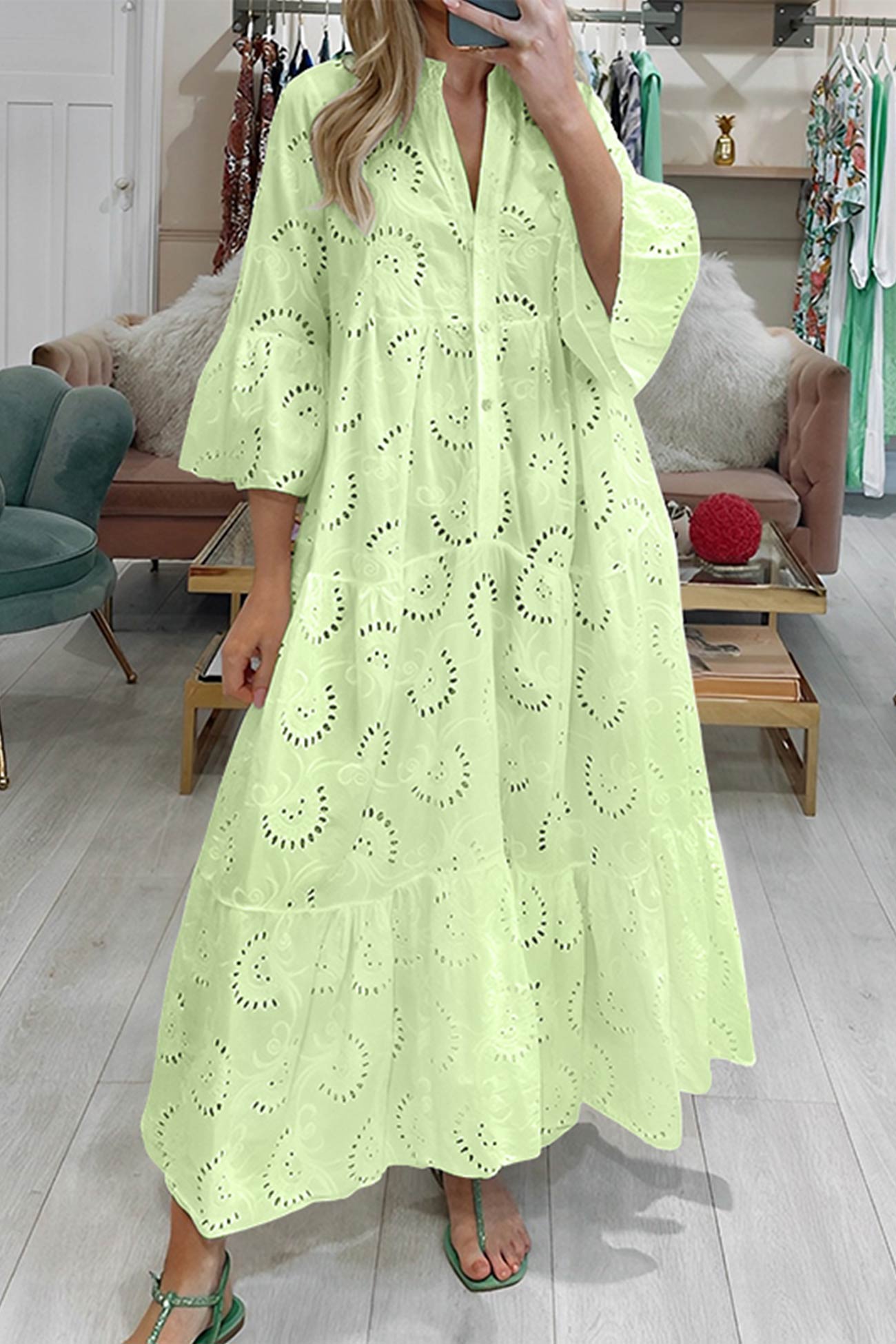 LOLA - LACE MAXI DRESS
