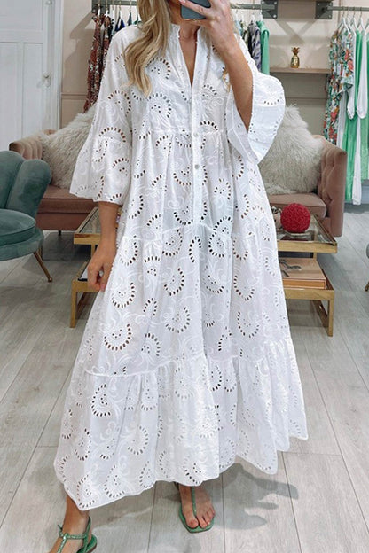 LOLA - LACE MAXI DRESS
