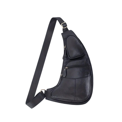 Beckett | Vintage Leather Chest Sling Bag