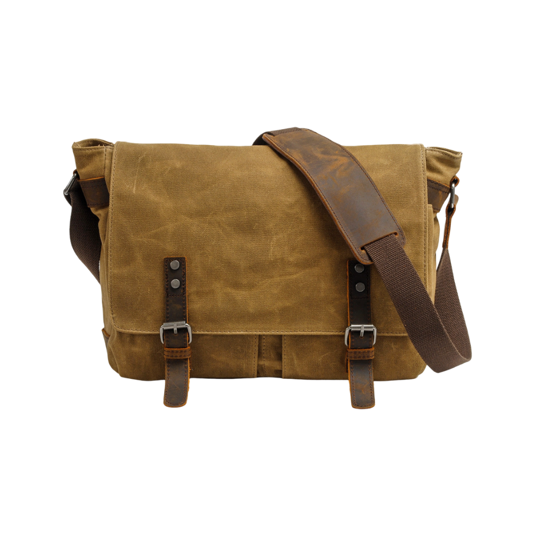 Drake | Waxed Accent Leather | Shoulder Bag