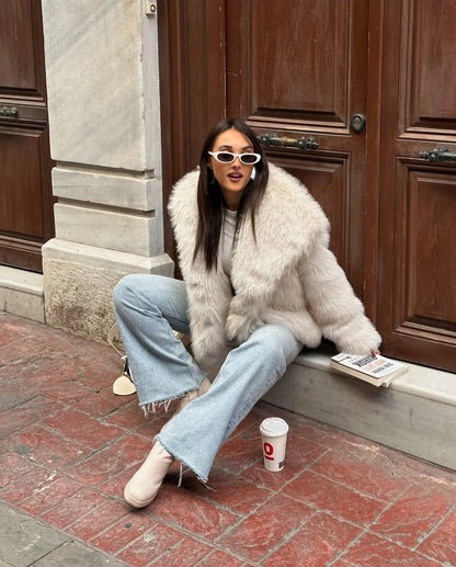 Aiko | Soft Touch Oversized Premium Fur Plush Coat
