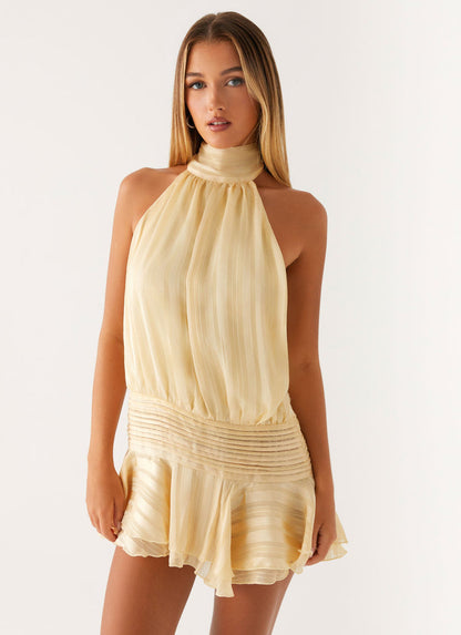 NERIAH - ELEGANT CHIFFON MINI DRESS