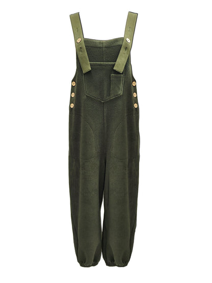 CALI - RELAXED DISTRESSED DENIM JUMPSUIT
