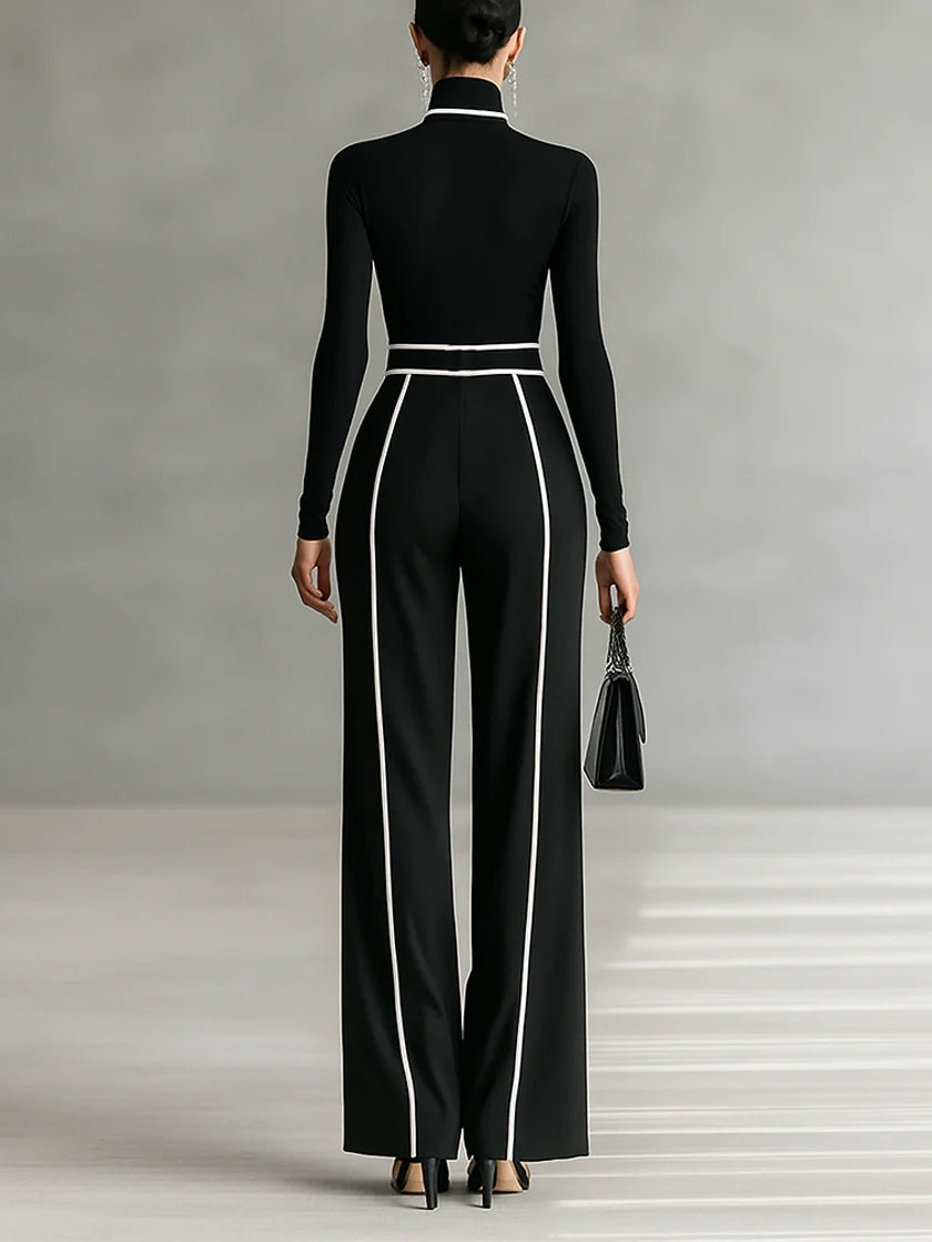 Alina – Two-Piece Set with High Collar