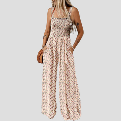 ZAKIE – PRINTED FLOWER JUMPSUIT