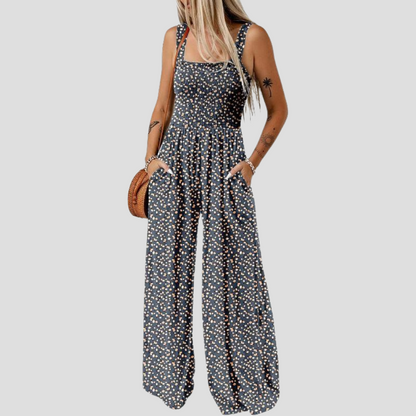ZAKIE – PRINTED FLOWER JUMPSUIT