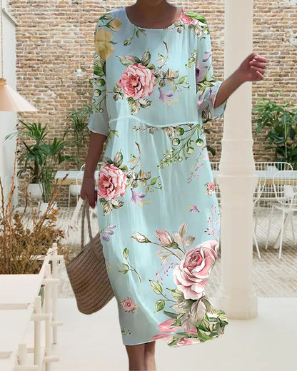 MARISOL - MODERN ELEGANT BLOOM DRESS