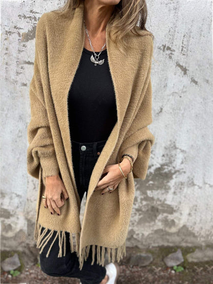 LILIAN - SIGNATURE FRINGE THREADED COAT