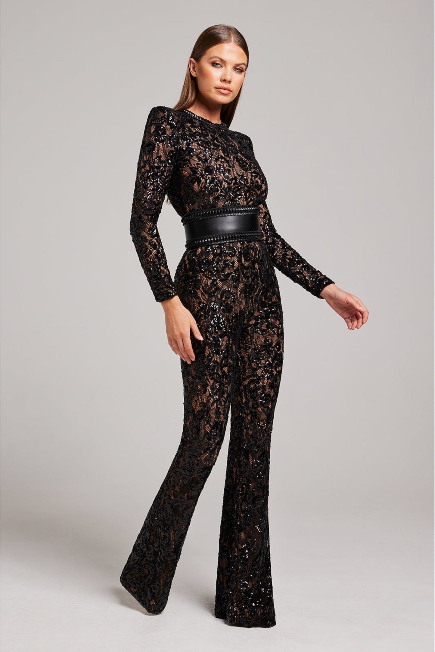 TAYA - LACE CORSET JUMPSUIT