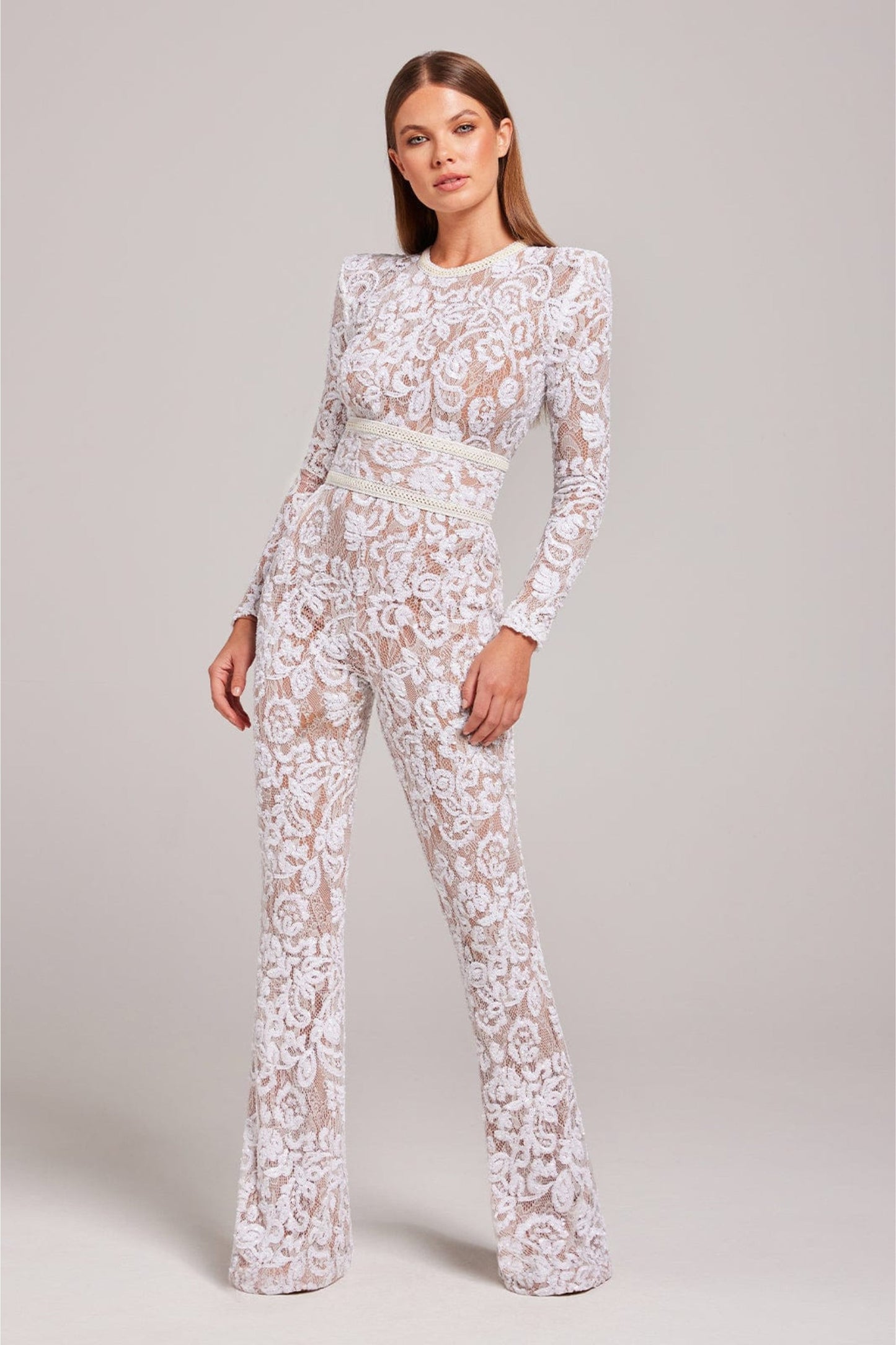 TAYA - LACE CORSET JUMPSUIT