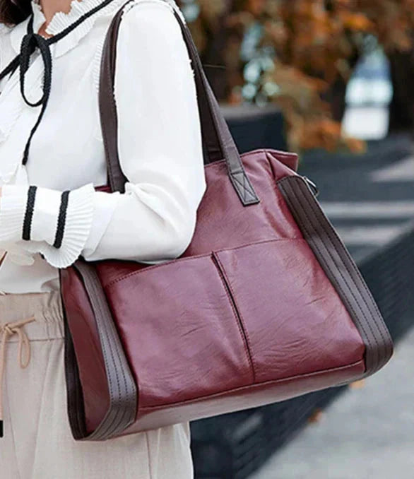 Etta - Trendy Large Capacity PU Leather Crossbody Bag