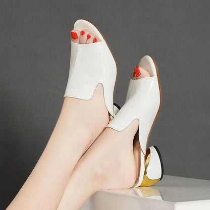 RUTH - ARISTOCRATIC LEATHER SANDALS