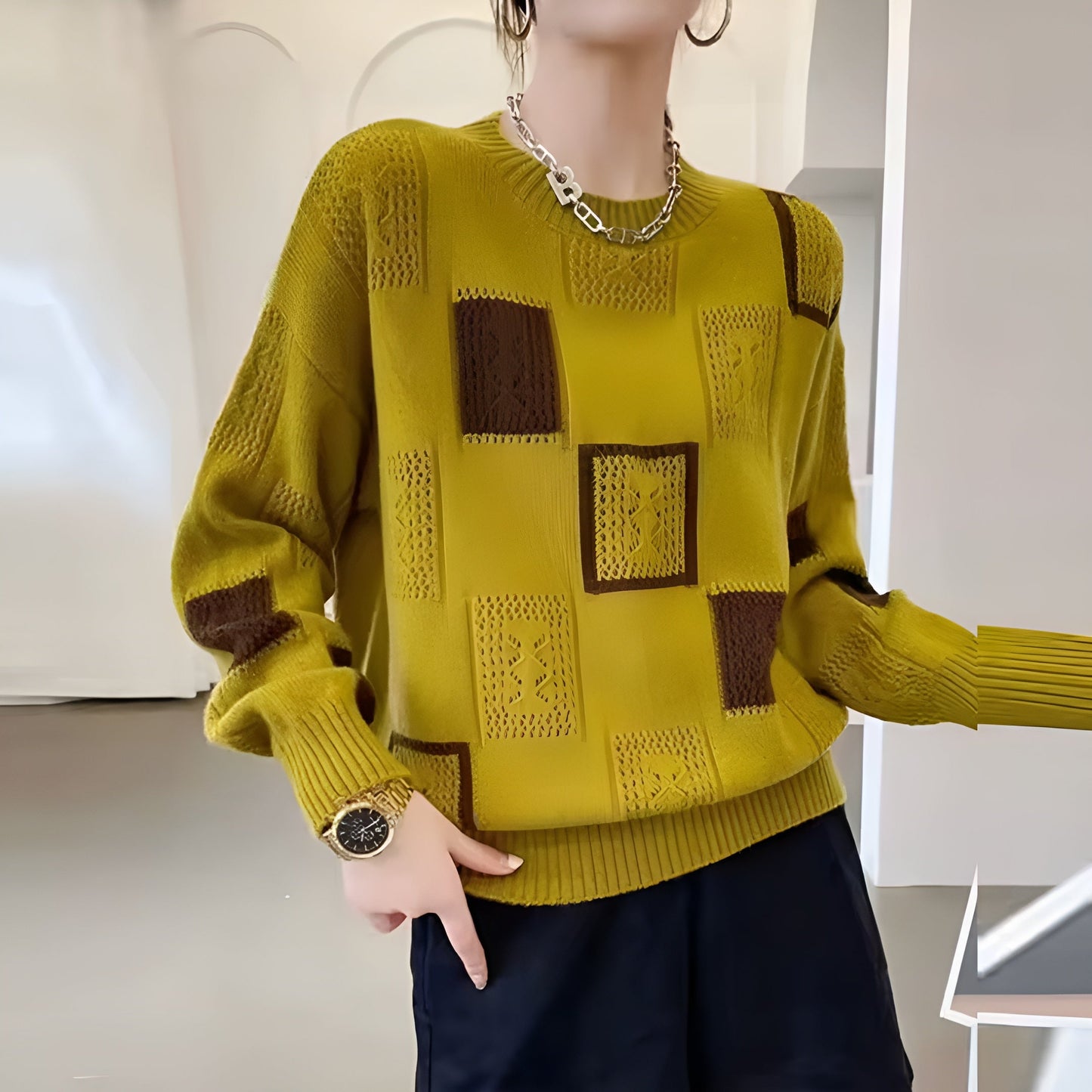 Alida™ – Elegant Knitted Sweatshirt