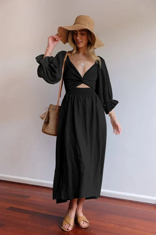 EVERLEIGH - ELEGANT LANTERN DRESS