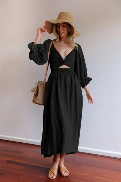 EVERLEIGH - ELEGANT LANTERN DRESS