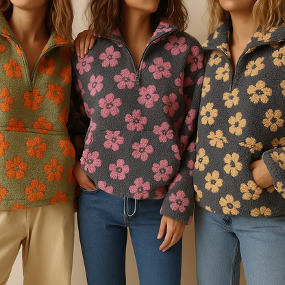CANNA - FLUFFY FLOWER COZY PULLOVER